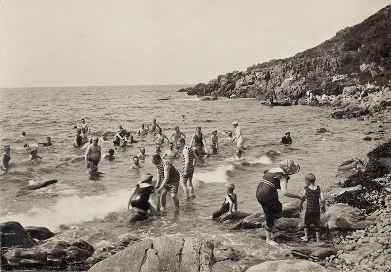 Ransvik, bagno insieme a Mölle 1910 circa