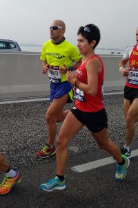 Tito Tiberti e Gloria Giudici alla Maratona di Venezia 2015