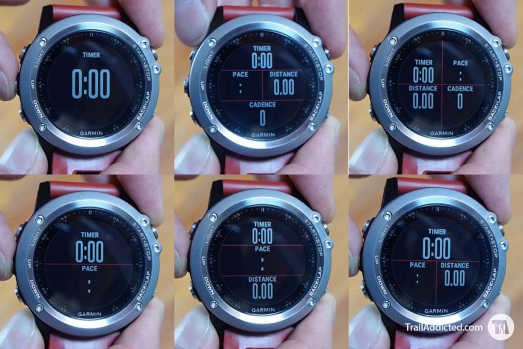 Garmin Fenix3 - App Settings, Data Screen