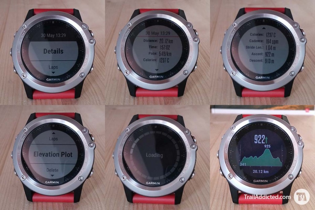 Garmin Fenix3 - Activity Detail