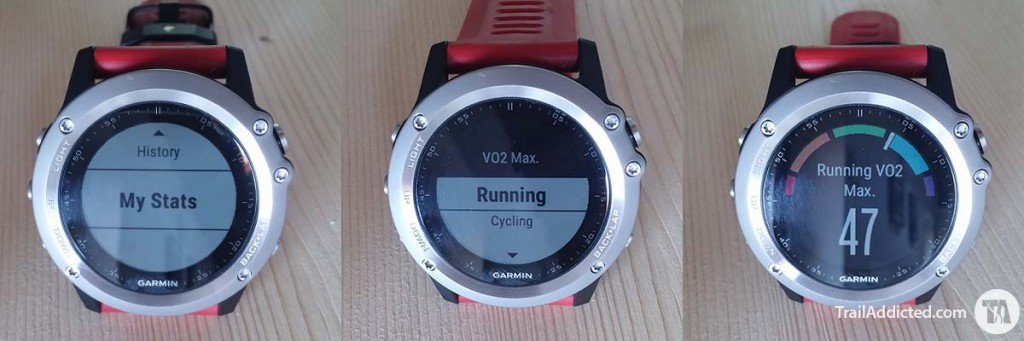 Garmin Fenix3 - VO2max